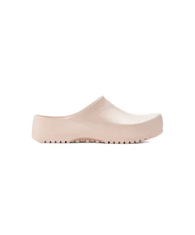 Birkenstock Super Birki PU/Shearling Light Rose Clogs