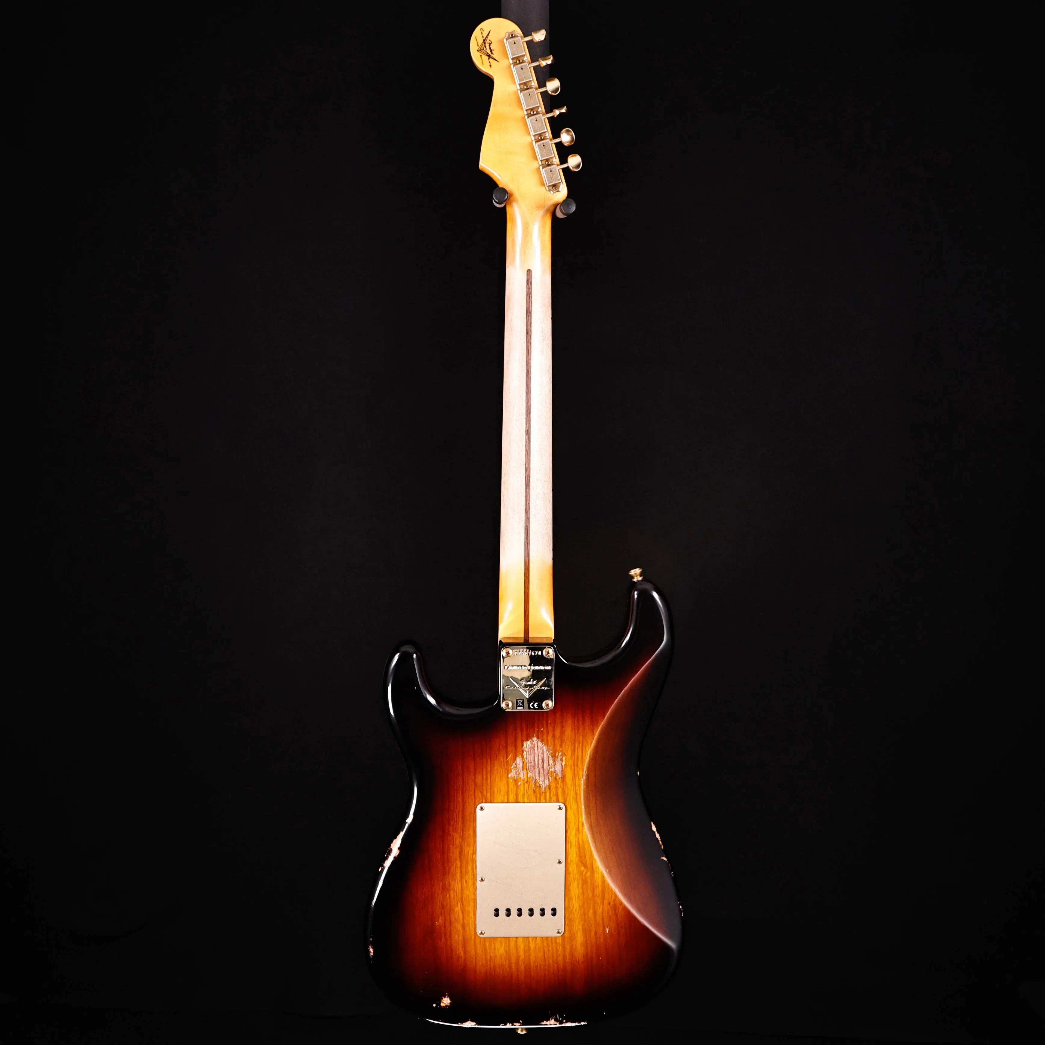 Fender Custom Shop LTD '55 Stratocaster Relic, Wide-fade 2-Color SB 7lbs 8.3oz