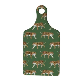 Serving Board w/Handle - Tiger Green