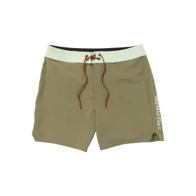 Voyager Solid Boardshort - Dark Olive